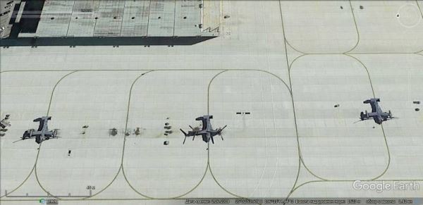 Конвертоплан СV-22В Osprey авиации сил специальных операций ВВС США
